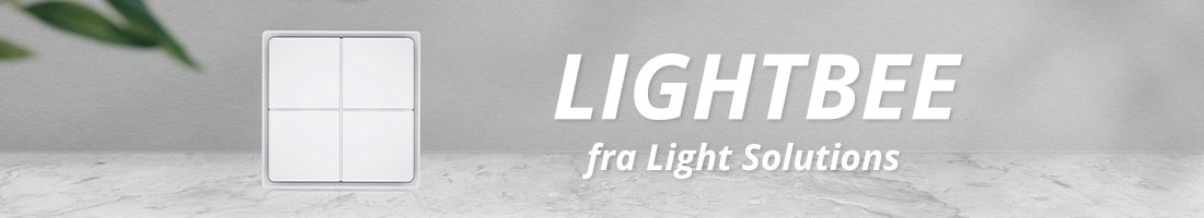 Lightbee Zigbee-Schalter an der Wand montiert