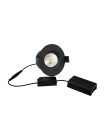 HiluX D8 Tilt360 - Full Spectrum LED-Einbaustrahler - Ra97 - 3000K - Schwarz