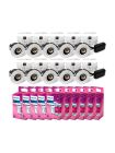 10 x HiluX D10 Innen-Spot - Weiß inkl. 10 x Philips GU10 - 3000 K - 370 lm