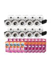 10 x HiluX D10 Innen-Spot - Weiß inkl. 10 x dimmbare LED-Spots 3,8 W - 345 lm - CRI:90