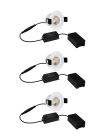 HiluX D3 Tilt360 3er-Pack - Full Spectrum LED-Einbaustrahler - Ra97 - 2700K - Weiß