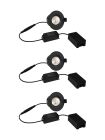 HiluX D3 Tilt360 3er-Pack - Full Spectrum LED-Einbaustrahler - Ra97 - 3000K - Schwarz