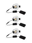 HiluX D8 Tilt360 3er-Pack - Full Spectrum LED-Einbaustrahler - Ra97 - 3000K - Weiß