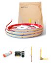 HiluX COB-LED-Streifen 3000K m. Fernbedienung - 5m - Komplett-Set