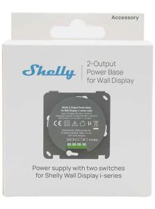 Shelly - 2-Output PowerBase f Wall Display