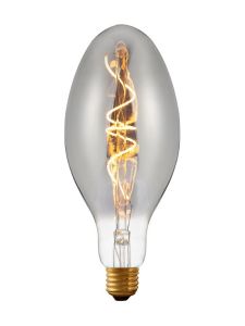 E27 - SPL Big FleX Ellipse - Smoke - Ø:100mm - 2200K - CRI 90 - Dimmbar