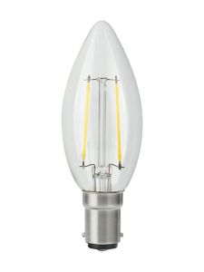Ba15d - SPL Candle - Klar - 250lm - 2500K - CRI 93 - Dimmbar