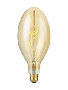E27 - SPL Big FleX Ellipse - Amber - Ø:100mm - 200lm - 2000K - CRI 90 - Dimmbar