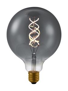 E27 - SPL FleX Double Helix - Smoke - Ø:125mm - 120lm - 2200K - CRI 80 - dimmbar
