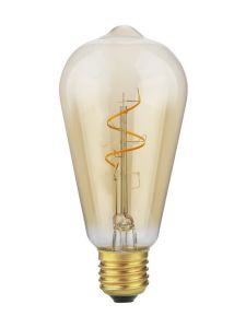 E27 - SPL Slim Flex - Amber - Ø:64mm - 250lm - 2200K - CRI 90 - Dimmbar