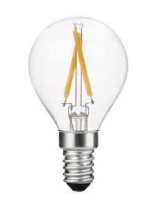 E14 - SPL Ball E14 - Klar - Ø:45mm - 120lm - 2500K - CRI 90 - Dimmbar