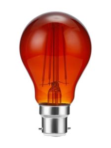 Ba22d - SPL Ba22d Fire Flame - Amber - Ø:60mm - 270lm - CRI 82 - Dimmbar