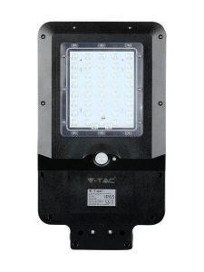 V-Tac 15W Solar-Straßenleuchte LED - Schwarz, inkl. Solarzelle, Sensor, IP65