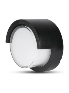V-Tac 12W LED Außen-Wandleuchte rund - IP65, 230V, inkl. Leuchtmittel