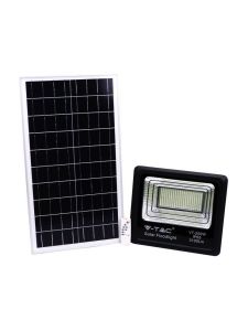 V-Tac 40W Solar-Fluter LED - Schwarz, inkl. Solarzelle, Fernbedienung, IP65