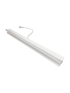 HiluX - Troldtekt LED-Schiene opal - 60 cm - 22W - 4000K - CRI90 - IP44 - Bündigeinbau - Weiß