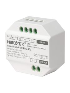 Miboxer - Smart-Relais - Einbau - 10A - WiFi - 2.4GHz RF (WL-SW1)