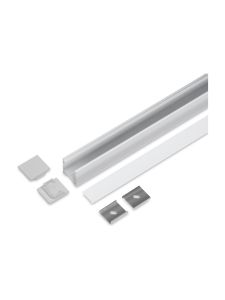 Aluminiumprofil - Model L - 20mm LED-Streifen - Alu