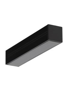 Aluprofil - Model M - 16,4mm LED-Streifen - Schwarz
