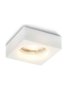 Rendl - BIANCA SQ - Quadratischer Strahler in Opal - Opalglas