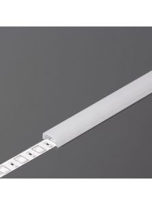 Abdeckung für LED-Profil - I - Click - 4,1m - Opal