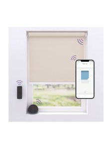 MotionBlinds - Wireless Electric Sort-Out Rollerblind 150x190cm - Sand