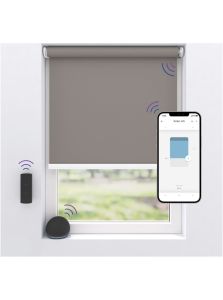 MotionBlinds - Wireless Electric Sort-Out Rollerblind 80x190cm - Grau