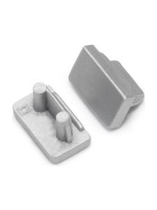 Endkappen für SLIM8 - Silber - 500 Stk