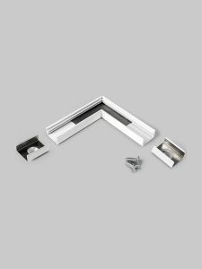 Winkel für LED-Profil SLIM8 - 90° - Weiß