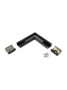 Winkel für LED-Profil SLIM8 - 90° - Schwarz