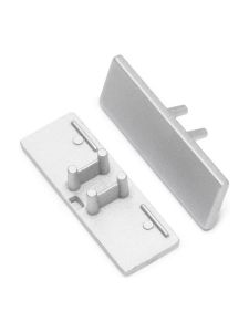 Endkappen für BACK10 - Silber - 20 Stk