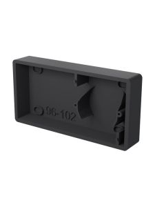 Shelly Wall Display X2i - Wandhalterung - Schwarz - Nur USB-C (5V)