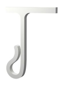 Lichterketten-Clips - Für Weihnachtsbeleuchtung und Lichterketten im Überhang - Weiß - 20 Stk.