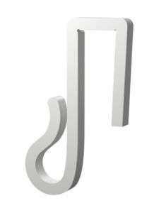 Lichterketten-Clips – Für Weihnachtsbeleuchtung und Lichterketten an Hecken - 10mm - Weiß - 20 Stk.