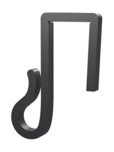 Lichterketten-Clips – Für Weihnachtsbeleuchtung und Lichterketten am Zaun - 15mm - Schwarz - 20 Stk.