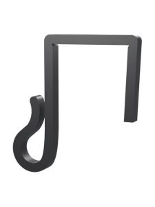 Lichterketten-Clips – Für Weihnachtsbeleuchtung und Lichterketten am Zaun - 25mm - Schwarz - 20 Stk.