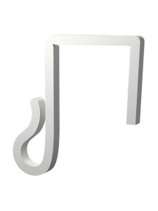 Lichterketten-Clips – Für Weihnachtsbeleuchtung und Lichterketten am Zaun - 25mm - Weiß - 20 Stk.