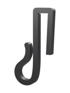 Lichterketten-Clips – Für Weihnachtsbeleuchtung und Lichterketten an Hecken - 6mm - Schwarz - 20 Stk.