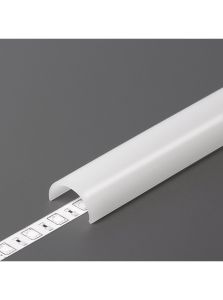 Abdeckung für LED-Profil - D - Click - 3m - Opal