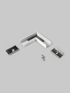 Winkel für LED-Profil UNI12 - 90° - Weiß