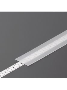 Abdeckung für LED-Profil - E - Slide - 2m - Frosted