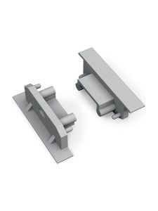 Endstücke für GROOVE14 Gen2 SQ - Silber m. Loch - 20 Stk.