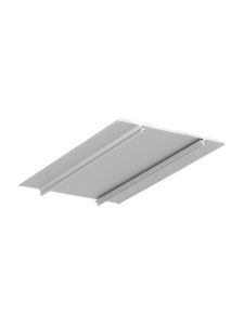 Abdeckung für LED-Profil WALLE12 - 1m - Eloxiert