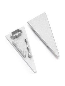 Endkappen für WALLE12 - Silber - 20 Stk