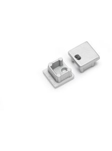 Endkappen für SMART10 - Silber mit Loch - 20 Stk.
