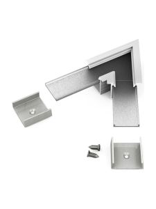Winkel für LED-Profil LINEA-IN20 - 60° - Eloxiert