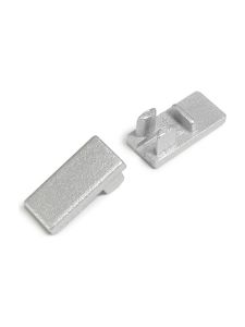 Endkappen für HI8 - Silber - 20 Stk.