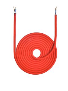 Halo Design - Textilkabel - 3 Meter - Rot