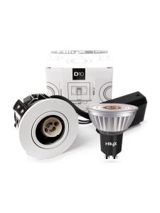 HiluX D10 Weiß für den Innenbereich inkl. HiluX R8 LED-Spot - 2700K