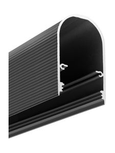 LED-Profil NAMI23 - 2m - Mittelschwarz